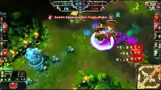 Gambit Gaming GG Diamondprox Volibear Vs Fnatic   Fan Made Highlights For LoL LCS 2013 EU MUST SEE