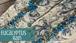 Making EUCALYPTUS RAIN Soap Cold Process | Luna Fae Creations