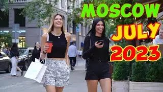 4K 🔥New walking❤️ tour of popular places in Moscow with beautiful young people