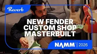 Ariel Posen Tries Out Fender's New Custom Shop Masterbuilt Guitars | NAMM 2026/Wood Wire Volts