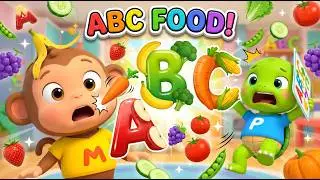 ABC Fruits & Veggies Song | Alphabet Food Learning for Kids | Modo & Phoeniz