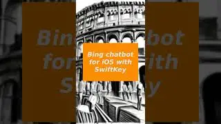 Bing chatbot for iOS with SwiftKey