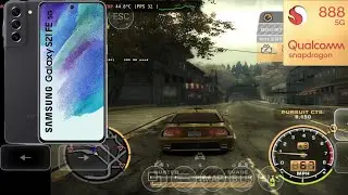 Need for speed most wanted(2005) s21 fe gamehub lite em&uuml;lat&ouml;r gameplay (snapdragon 888)