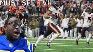 WHAT A BATTLE!! Bengals vs Bears Week 9 highlights reaction!
