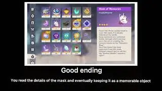 All Mask of Memories Endings | Genshin Impact