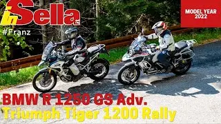 TEST | BMW R 1250 GS Adventure vs Triumph Tiger 1200 Rally Explorer:  maxienduro 2022 a confronto