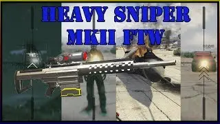 GTA V Heavy Sniper MK II Explosive Round Test & Funny Montage