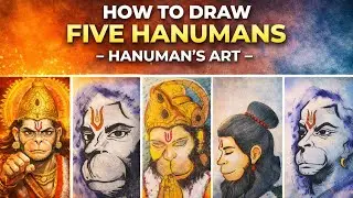 How to draw for hanuman 5 #art photos video 😀🎨🖌️
