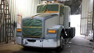 bought my first semi truck / getting the kenworth painted