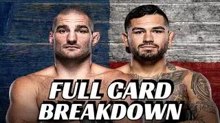 UFC Houston: Strickland vs Hernandez Full Card Breakdown