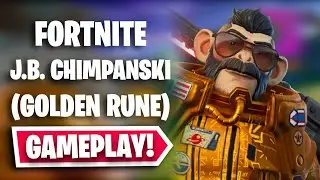 J.B. CHIMPANSKI (GOLDEN RUNE) Gameplay in Fortnite! | C2S8
