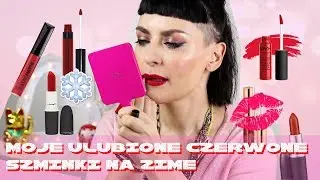 💄❄️NAJLEPSZE CZERWONE SZMINKI NA ZIMĘ I NA WALENTYNKI/NYX, MAC, YVES ROCHER, RIMMEL.