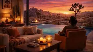 Smooth Jazz & Jazzhop | Joshua Tree Desert Sunset 🌵 Focus, Peace & Alignment Music