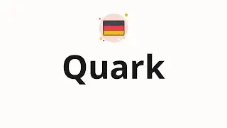 How to pronounce Quark (Curd cheese in German)