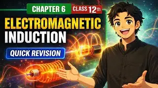 Electromagnetic Induction | Class 12 Physics Quick Revision | Hindi + English | 8 Minutes