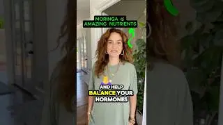 Balance Your Hormones NATURALLY with MORINGA 🌿 #shorts