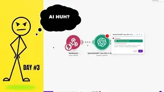 Day 3 Of Learning AI Automation From Zero.Open Make.com For The First Time (Beginner, Day 3)