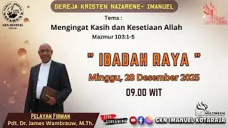 IBADAH KUNCI TAHUN, RABU 31 DESEMBER 2025