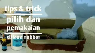Cetakan karet silicon rubber | part miniatur bus | #vlog3