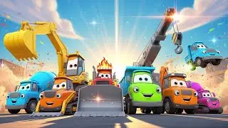 Non-Stop Construction Action! Dump Trucks, Bulldozers & Diggers on a Mega Job Site
