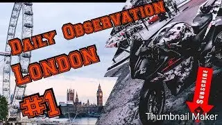 ULICE LONDYNU🇬🇧 Motorem po Londynie! Daily Vlog #1 (Yzf-125)