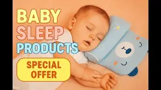 👶 Baby Shaping Head Support Pillow | Comfort & Protection for Newborns 🌙