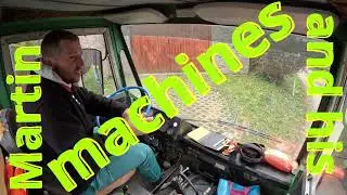 multicar m25 driving to the bank