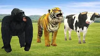 Daddy! Don't Choose the Wrong Mommy! with Elephant Cow Lion Tiger Gorilla ESCAPE ROOM CHALLENGE