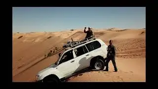 Sahara Tunisien -Lac Houidhat erched