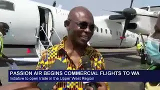PASSION AIR LAUNCH COMMERCIAL FLIGHT TO WA AIRPORT