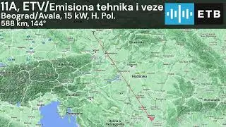 (DAB-DX) 11A ETV Beograd Avala 588 km (TROPO) 30.10.2022