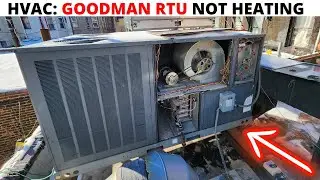 HVAC: Commercial GOODMAN RTU Furnace Not Heating (Flame Sensor, Spark ignitor & Air Pressure Switch)