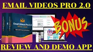Email Videos Pro 2.0 Full Demo And Review By Mario Brown || Email videos pro 2.0 Software