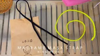 DIY Macrame Mask Strap│마크라메 마스크 스트랩