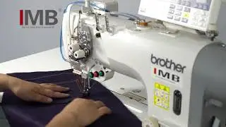 MB5002B BR T8452C405 PROGRAMMABLE TWIN NEEDLE SEWING MACHINE WITH AUTO TRIMMER