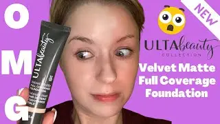 NEW Ulta Beauty VELVET MATTE FULL COVERAGE FOUNDATION | 2 Day Wear Test | Normal to Oily Skin