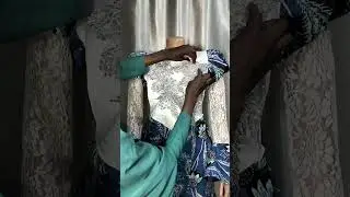 How to add applique to a dress #sew #sewinghacks #sewingtutorial #rahymahclothier #africanclothing