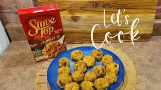 Stuffing Balls with Canned Chicken