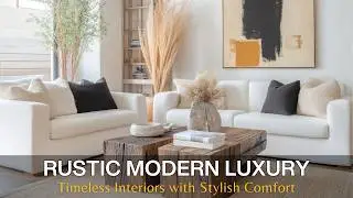 The Ultimate Rustic-Modern Guide: Luxury Interiors with Stylish Decor Elements