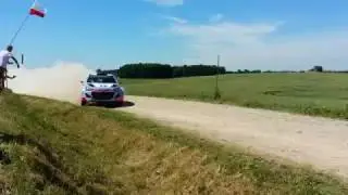 WRC Rally Poland - Hayden Paddon/John Kennard on limit