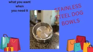 Dog Bowls - The Safest way to Feed Your Dog | Stainless Steel Metal Bowl with Nonslip Rubber Bottom