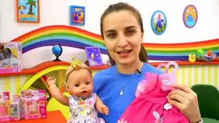 🤒 La poup&eacute;e Baby Born Emily est tomb&eacute;e malade ! Jeux comme maman pour enfants