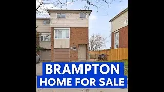 For Sale in Brampton. Beautiful 3-Storey Semi-Detached Home Backing Onto Park. Steps to School.