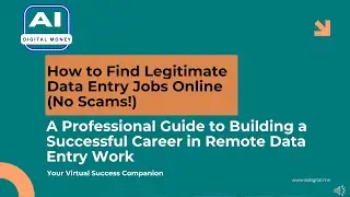 How to Find Legitimate Data Entry Jobs Online (No Scams!)