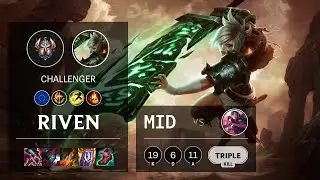 Riven Mid vs Irelia - EUW Challenger Patch 11.11