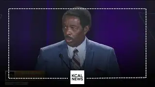 Jim Hill delivers the keynote speech at the YMCA MLK Brotherhood Breakfast