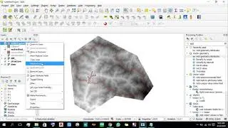 Reservoir Volume Calculation Using Raster Calculator #QGIS #RasterCalculator