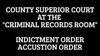 New Jersey Expungements - Acquiring your Records For PTI - Pre-Trial Intervention Program