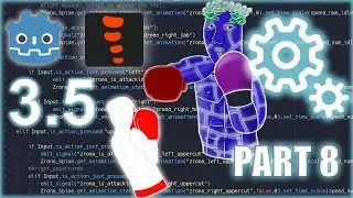 How to Make a Fighting Game in Godot with Spine: Coding The Combo System #godot #combo