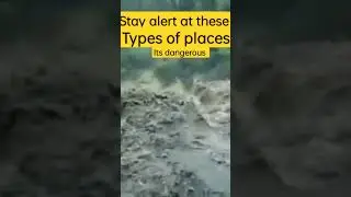 Dumb people standing between a very fast water flow 🤦 #dumbness #dumbpeople #brainless